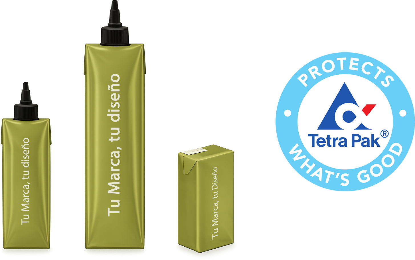 Aceite de oliva envasado en Brick para almazaras